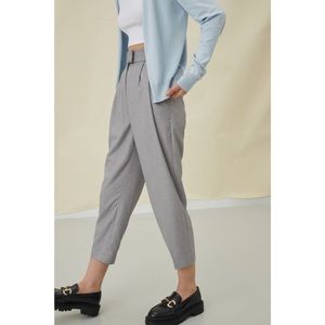 H&M Gray Creased Pants